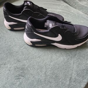 Nike Black and White Air Max Shoes